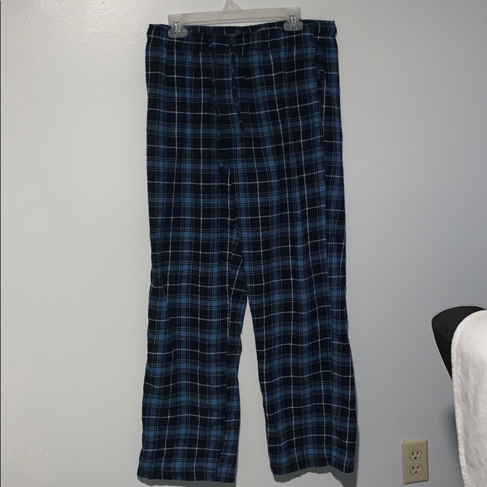 Blue plaid Pajama pants
